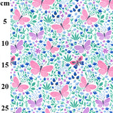 Tissu floral Rose & Hubble à motif papillons (CP0901)